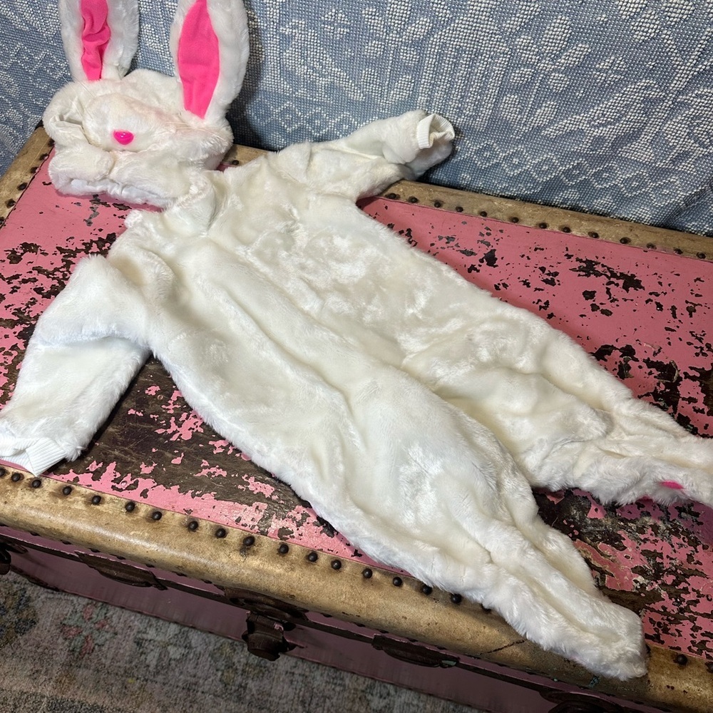 EASTER infant white rabbit costume Sz 12 months - NEW - Picture 4 of 9